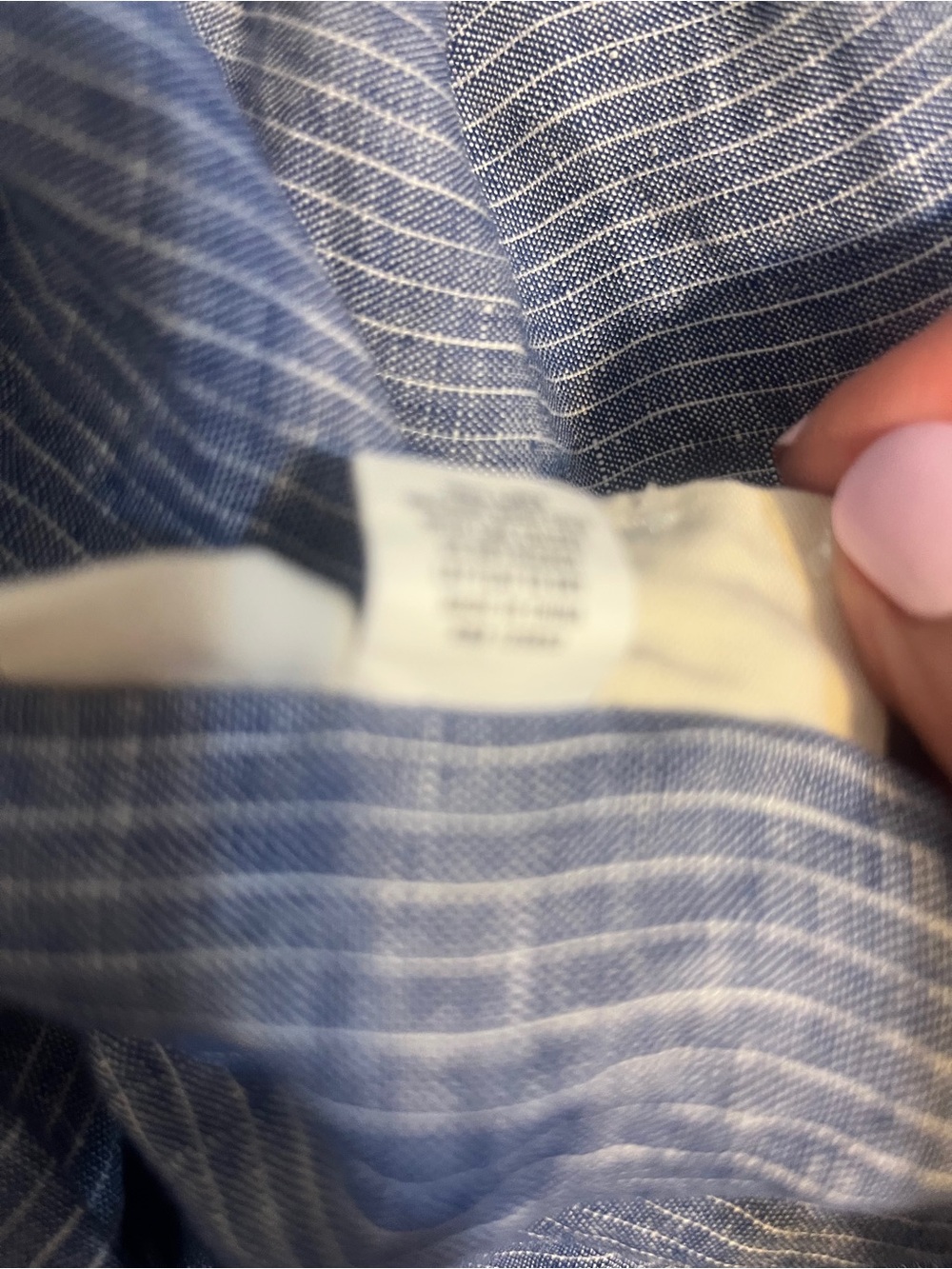 Jack Shirt- Sky Stripe Linen - Picture 7 of 8